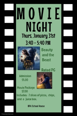 Tomorrow is Movie Night!